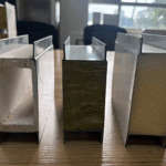 50 mm thick polyurethane, rock wool, magnesium oxide board